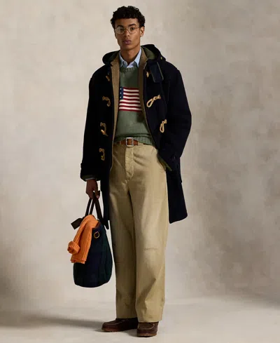 Polo Ralph Lauren Unisex The Iconic Flag Sweater In Green