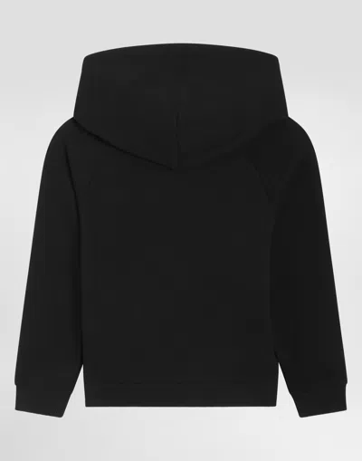 Dolce & Gabbana Hooded Sweatshirt In Black