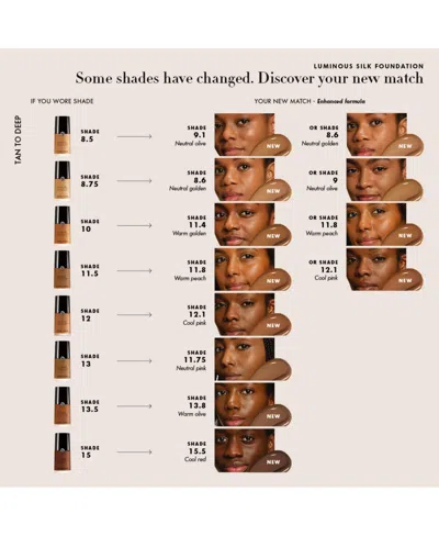 Armani Collezioni Luminous Silk Natural Glow 24-hour Wear Blurring Liquid Foundation, 1.0 Oz. In Brown