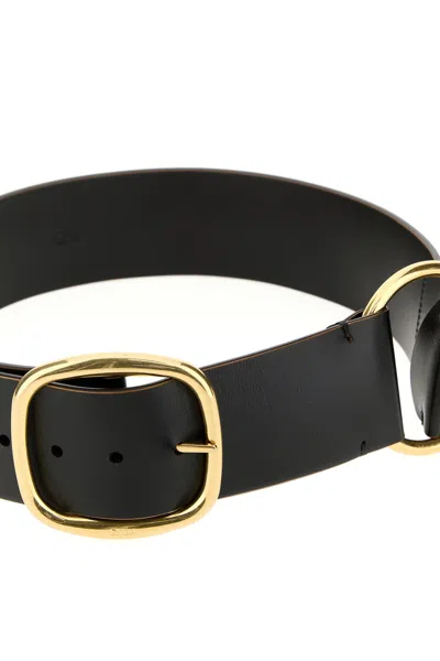 Chloé Leather Belt Adjustable Length Double Buckle