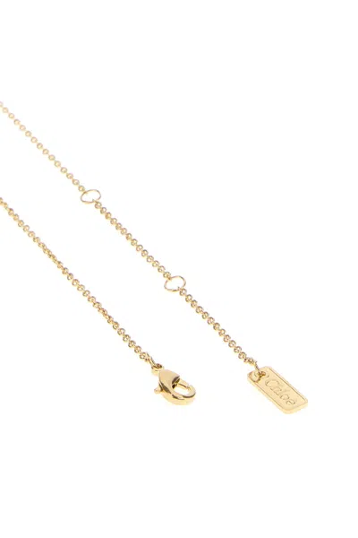Chloé Metal Eternity Necklace Long Chain Pendant