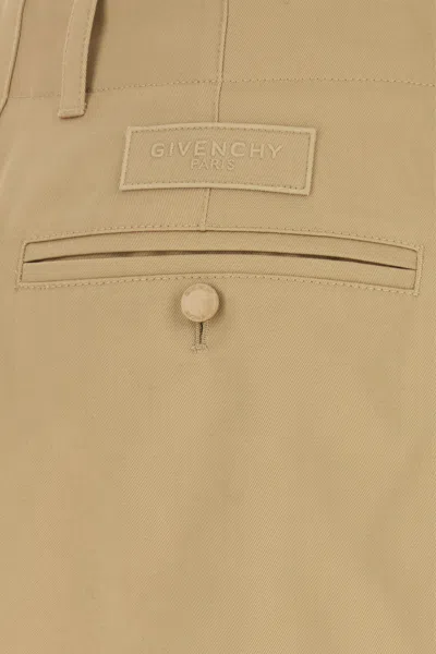 Givenchy Beige Cotton Pant In Neutral