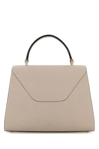 Valextra Dove Grey Leather Medium Iside Handbag