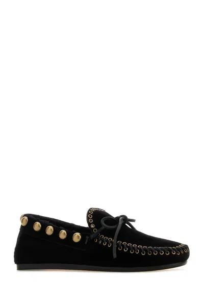 Isabel Marant Fitza Loafers Bow Studs Flat Sole