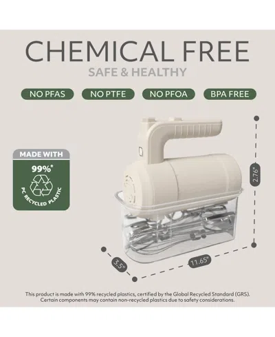 Willow Kitchen 5-speed Control Hand Mixer In White