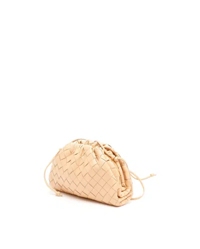 Bottega Veneta Intrecciato Mini The Pouch In Sand