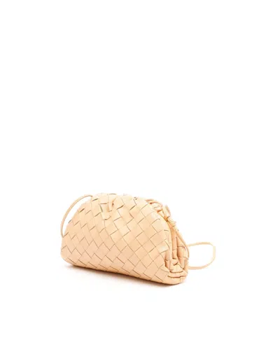 Bottega Veneta Intrecciato Mini The Pouch In Sand