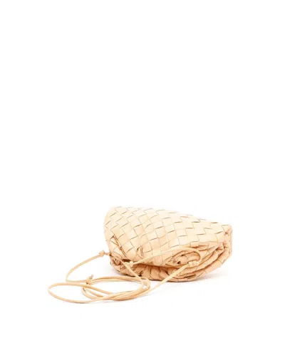 Bottega Veneta Intrecciato Mini The Pouch In Sand