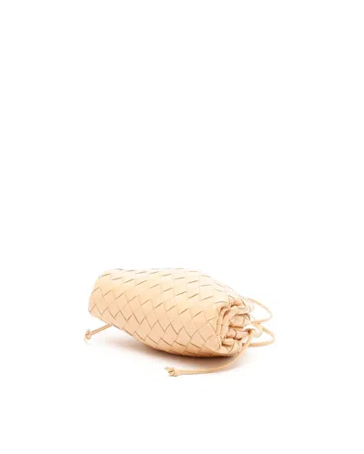 Bottega Veneta Intrecciato Mini The Pouch In Sand
