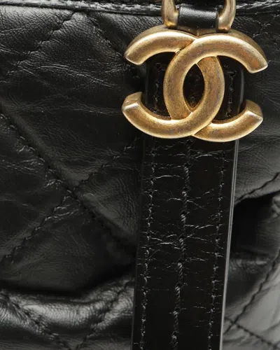 Pre-owned Chanel Medium Gabrielle Bag In Black