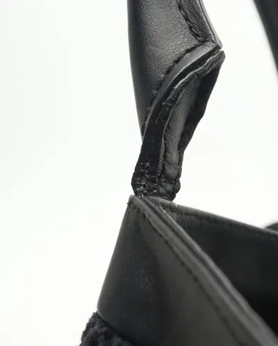 Pre-owned Chanel Cc Mesh Tote Bag In Black