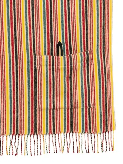 Bode Striped Merino Scarf In Multi