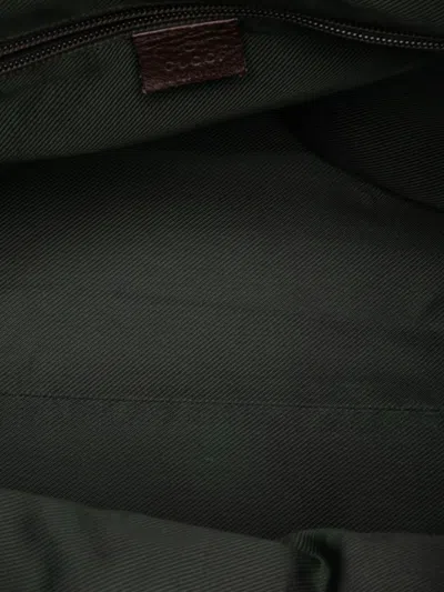 Pre-owned Gucci 2000-2015 Gg Canvas Web Tote Bag In Brown