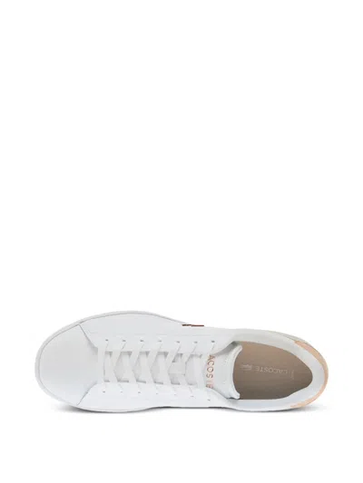 Lacoste Carnaby Set Leather Sneakers In White