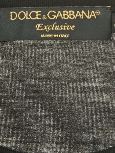 Pre-owned Dolce & Gabbana Print T-shirt In Black