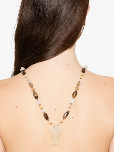 Kundo Beaded Necklace In Multi