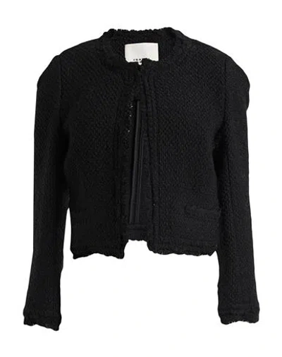 Isabel Marant Woman Cardigan Black Size 6 Virgin Wool, Alpaca Wool, Polyamide In Black