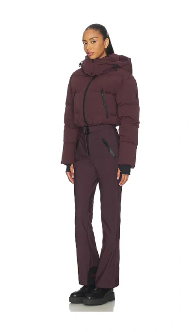 Rudsak Dinara Ski Suit In Burgundy