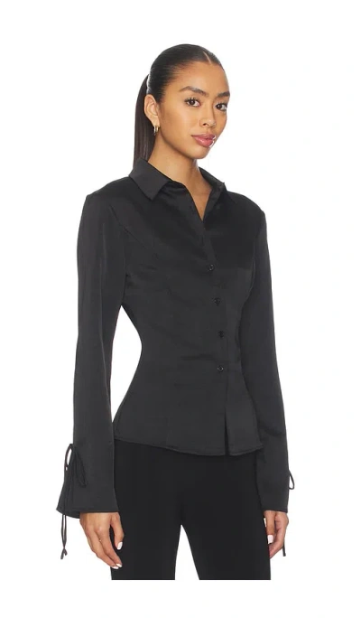 Lioness West End Girl Top In Black