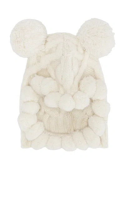 Aknvas Millie Knit Hat In White