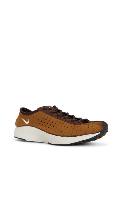 Nike Air Superfly Perforated Nubuck And Suede Sneakers In Brown