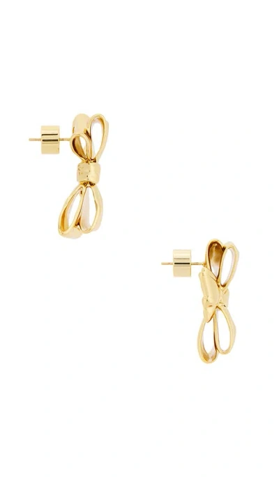 Jennifer Fisher Small Bow Stud Earrings In Gold
