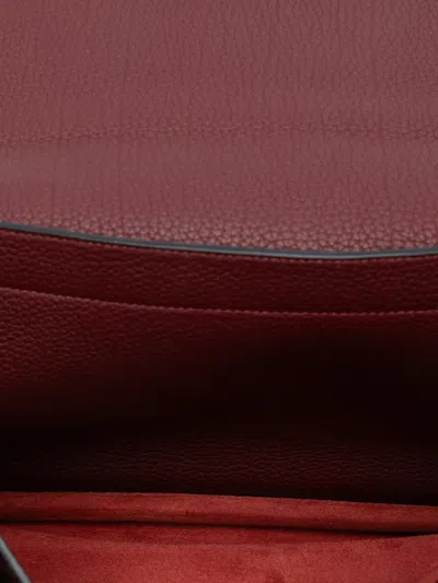 Pre-owned Hermes 2008 Togo Sac A Depeches 38 Business Bag In Red