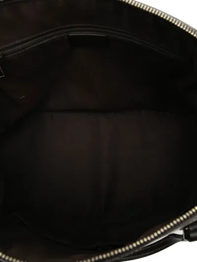 Pre-owned Gucci 2016-2025 Medium Gg Crystal Dome Satchel In Brown