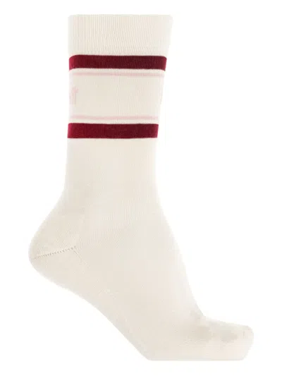 Isabel Marant Striped Socks In Neutral