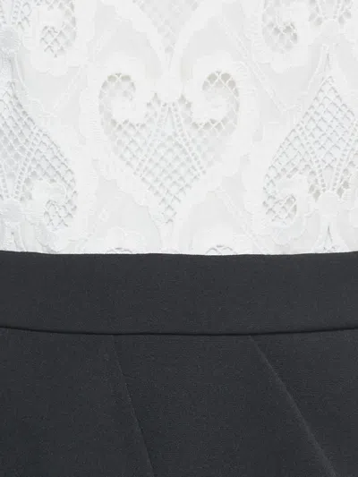 Pre-owned Sandro Lace Long-sleeve Dress In Black