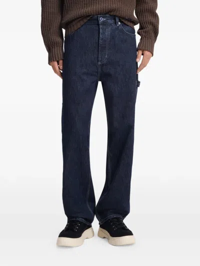 Hugo Boss Cotton Jeans In Blue