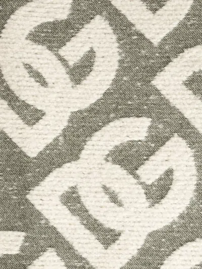 Dolce & Gabbana Logo-pattern Blanket In Green