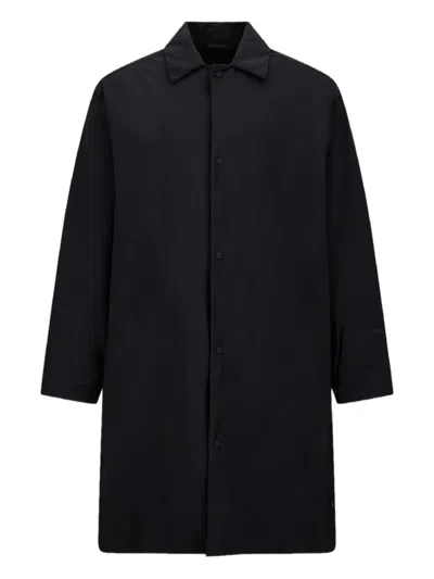 Herno Single-breasted Coat In Black