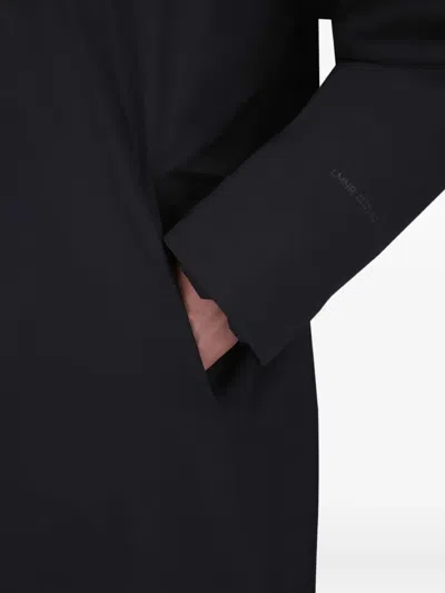 Herno Single-breasted Coat In Black