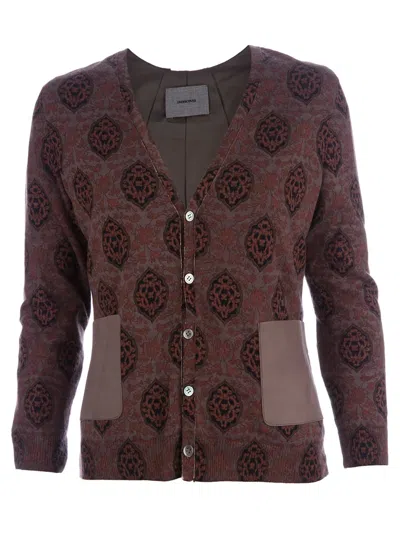 Undercover Wool Cardigan In Brown