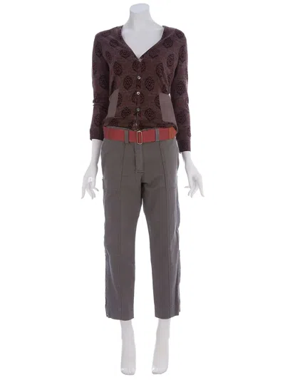 Undercover Wool Cardigan In Brown