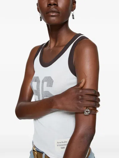 Acne Studios Chain-link Ring In Metallic