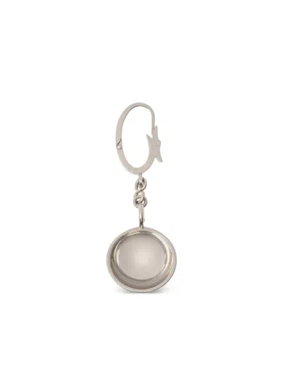 Bally Saucer-pendant Dangling Earrings In Metallic