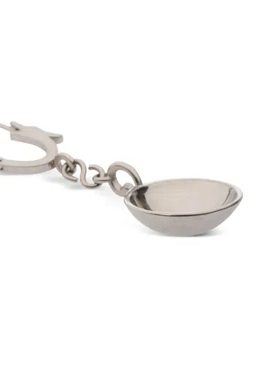 Bally Saucer-pendant Dangling Earrings In Metallic