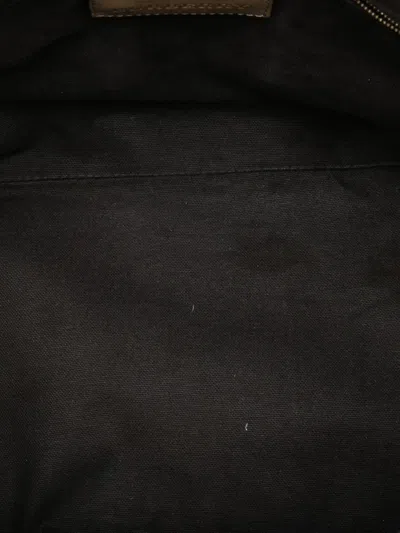 Pre-owned Burberry 2000-2017 House Check Canvas Satchel In Brown