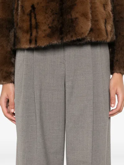 By Malene Birger Cymbaria High-waist Trousers In Gray