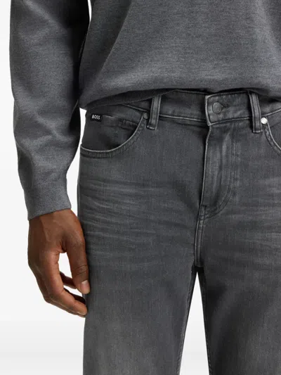 Hugo Boss Five-pocket Jeans In Black