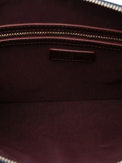 Pre-owned Chanel 2018-2019 Paris Hamburg Medium Quilted Wool Coco Sailor Charms O Case Clutch Bag In Blue