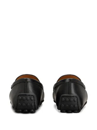 Tod's Round-toe Loafers In Black