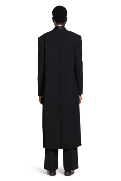 The Row Erdene Coat In Virgin Wool In Black
