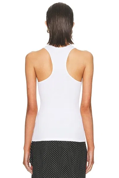 Stella Mccartney Hardcore Slogan Tank Top In White