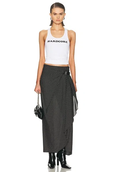 Stella Mccartney Hardcore Slogan Tank Top In White