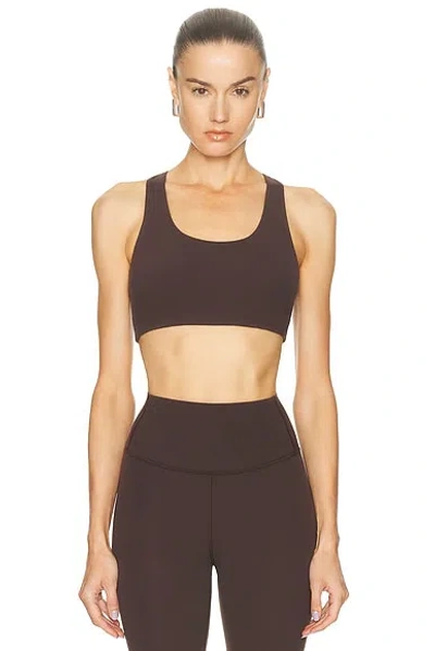 Splits59 Sara Airweight Sports Bra In Brown