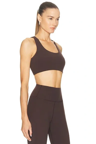 Splits59 Sara Airweight Sports Bra In Brown