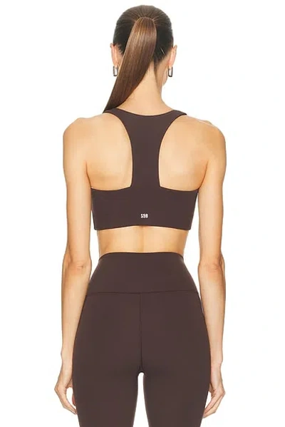 Splits59 Sara Airweight Sports Bra In Brown